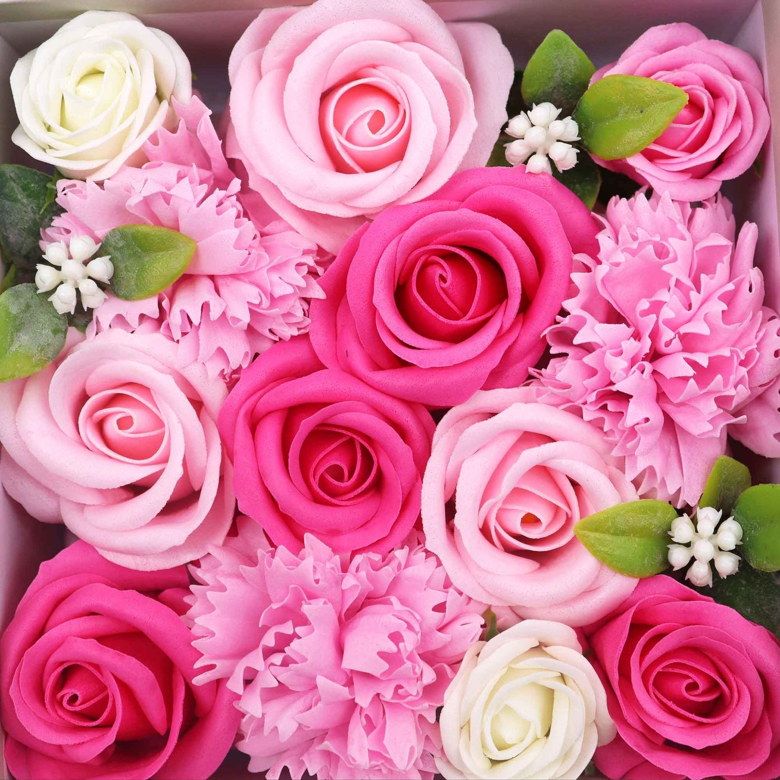 new arrival celebration soap flower box pink square New Arrival Celebration Soap Flower Box Pink Square - Image 4