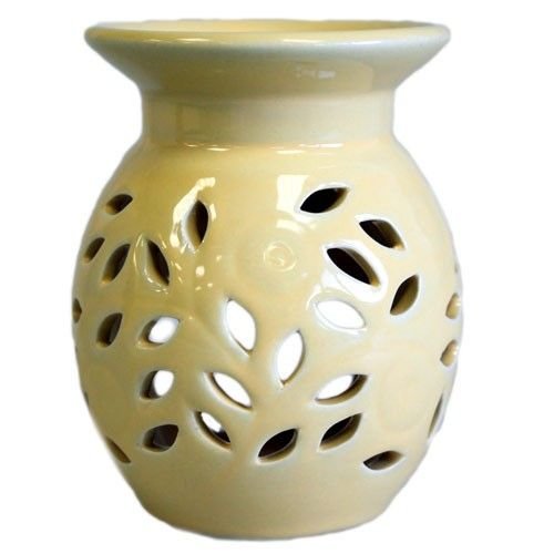 warm glow floral oil burner orange Warm Glow Floral Oil Burner Orange - Image 3
