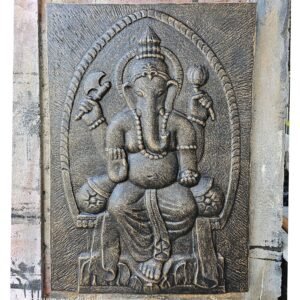 Prosperity Ganpati Iron Relief Antique Gold
