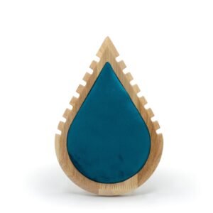 Delicate Small Teardrop Necklace Display