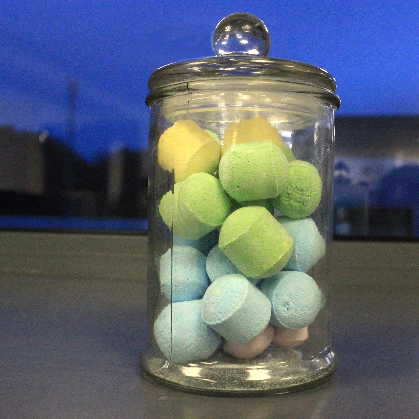 classic storage large clear glass candy jar Classic Storage Large Clear Glass Candy Jar - Image 2