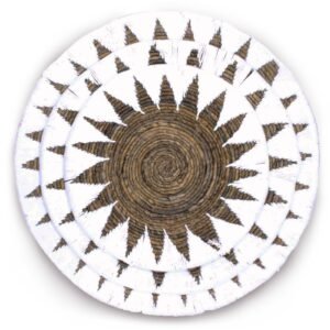 Textured Serenity Seagrass Bowl Wall Set