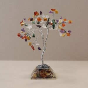 Abundance Gemstone Tree Orgonite Base Multi Crystal