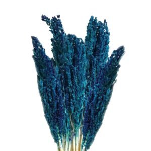 Tranquil Boho Decorative Grass Bunch Blue