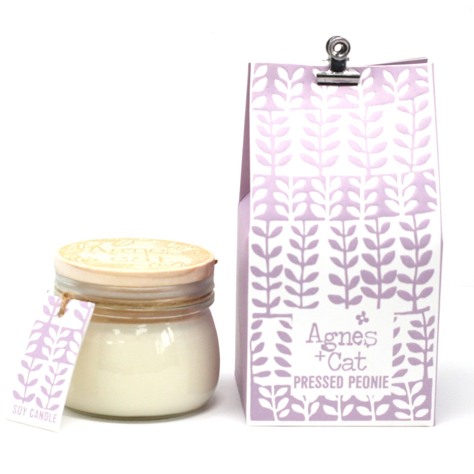 romantic soy jar candle pressed peony bloom Romantic Soy Jar Candle Pressed Peony Bloom