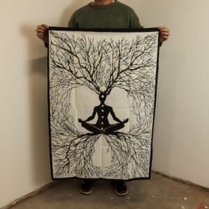 Grounding Chakra Earth Connection Cotton Wall Art