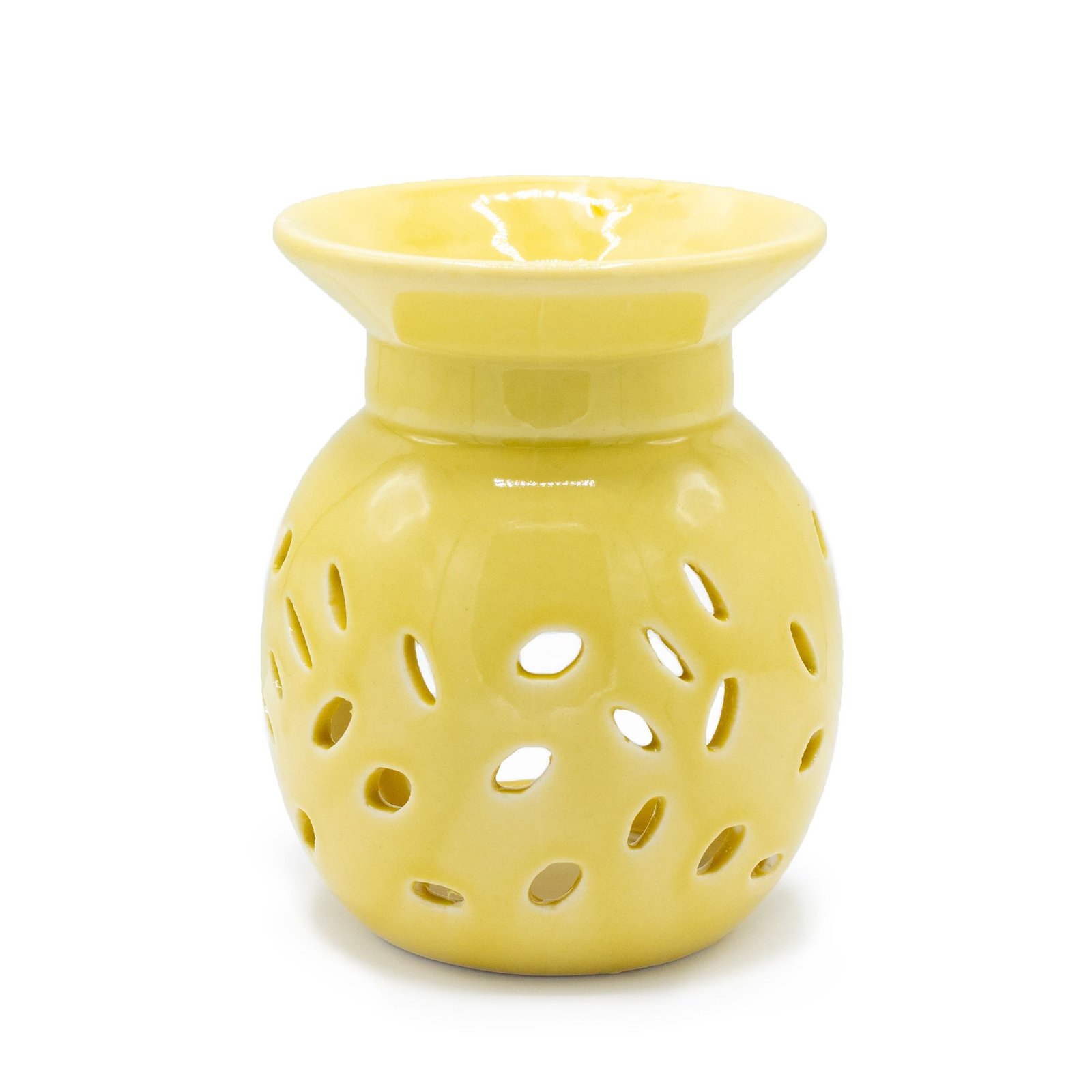 warm glow floral oil burner orange Warm Glow Floral Oil Burner Orange