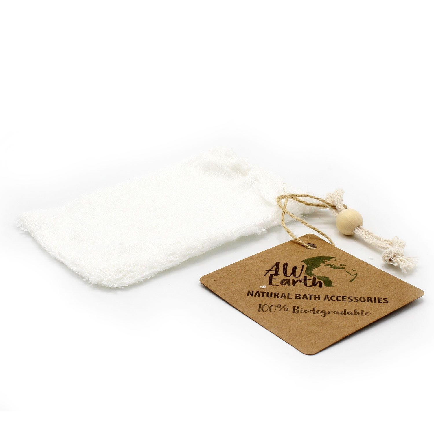 soft lathering soap bag natural bamboo Soft Lathering Soap Bag Natural Bamboo - Image 2