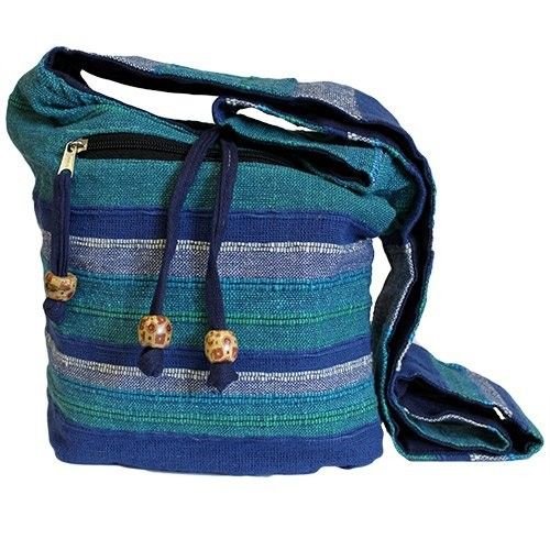 everyday travel sling bag blue rivers canvas Everyday Travel Sling Bag Blue Rivers Canvas - Image 2