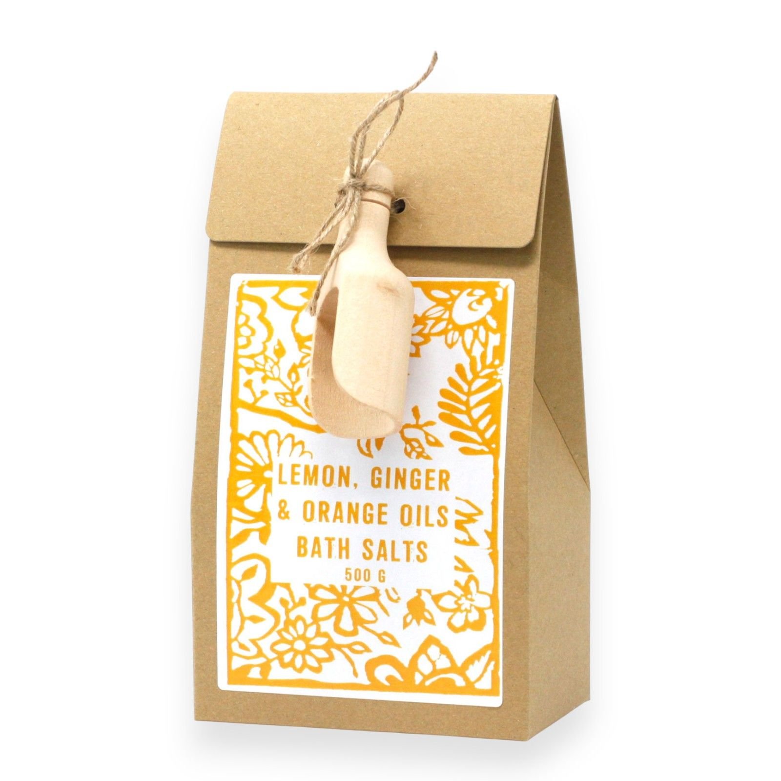 energising bath salt soak lemon ginger orange Energising Bath Salt Soak Lemon Ginger Orange - Image 2