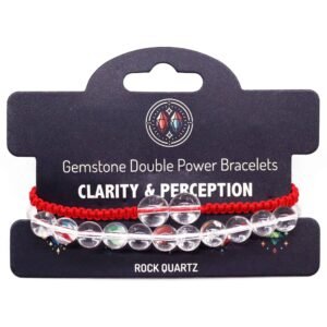 Clarity Amplifying Double Power Bracelet Rock Quartz