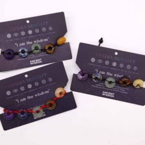Divine Wisdom Chakra Bracelet Round Beads