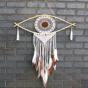 Protection Macrame Dream Catcher All-Seeing Eye