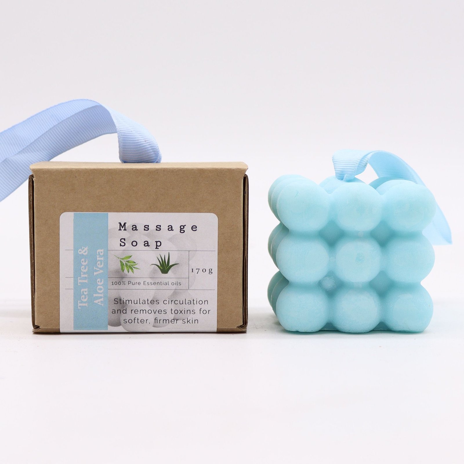 purifying boxed massage soap tea tree aloe Purifying Boxed Massage Soap Tea Tree Aloe - Image 2