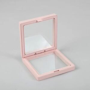Romantic Keepsake Floating Display Frame Pink