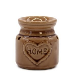 Compact Home Oil Burner Grey Ceramic