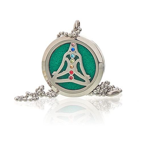 balance & presence aromatherapy necklace yoga chakra Balance & Presence Aromatherapy Necklace Yoga Chakra