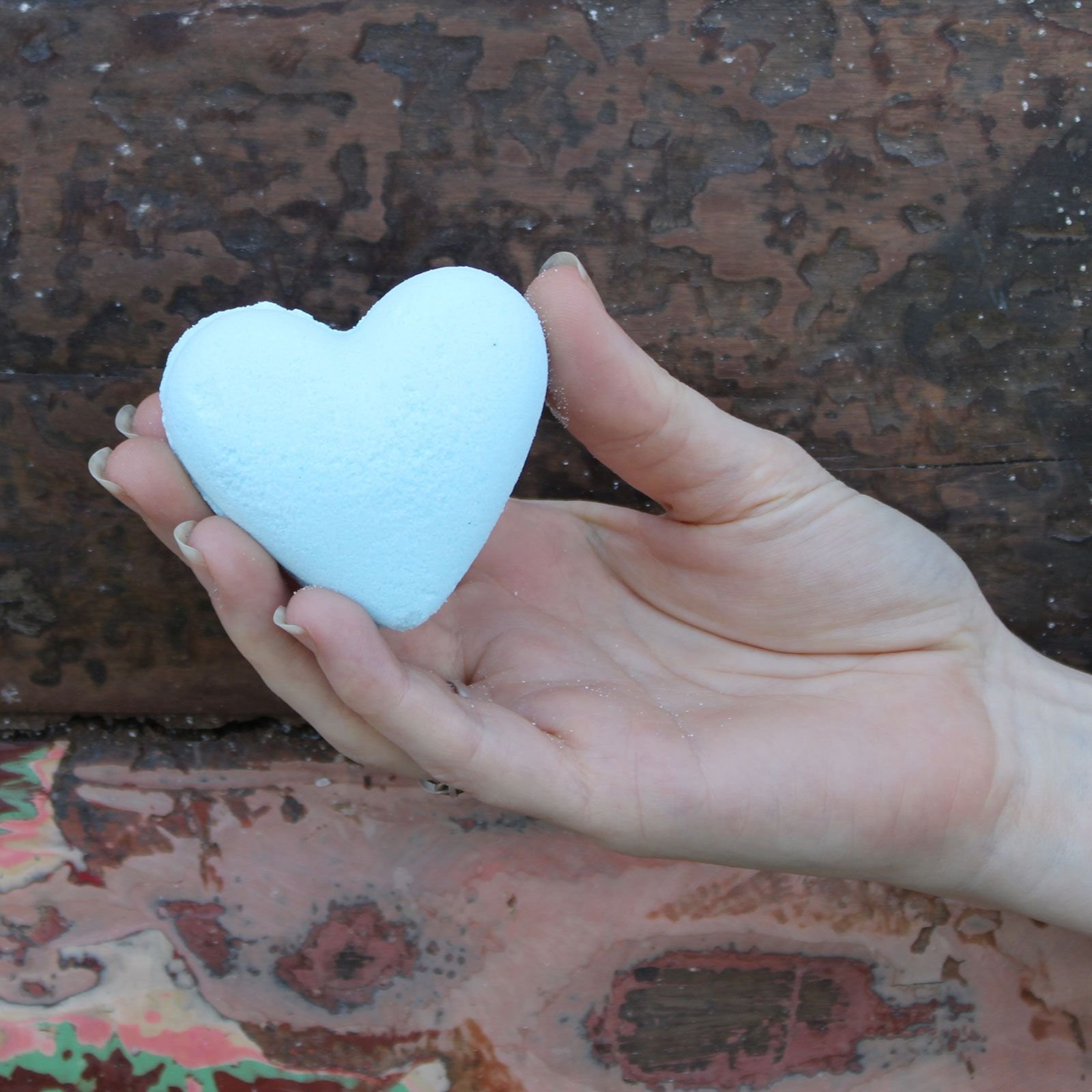 soft comfort heart bath bomb baby powder Soft Comfort Heart Bath Bomb Baby Powder - Image 4