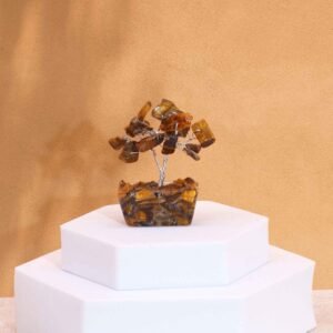 Protective Mini Gemstone Tree Tiger Eye