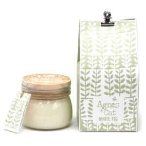 Sophisticated Soy Jar Candle White Fig Grove