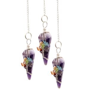 Chakra Harmony Dowsing Pendulum Amethyst