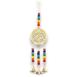 Chakra Tree of Life Brass Wind Chime