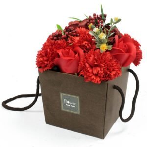 Romantic Bath Petal Bouquet Red Rose Carnation