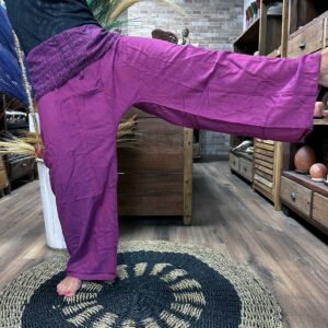 Serene Spirit Thai Fisherman Pants Mandala Purple