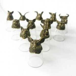 Forest Zodiac Mystical Creatures Shot Glass