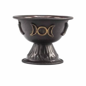 Lunar Blessing Ritual Chalice Antique Copper