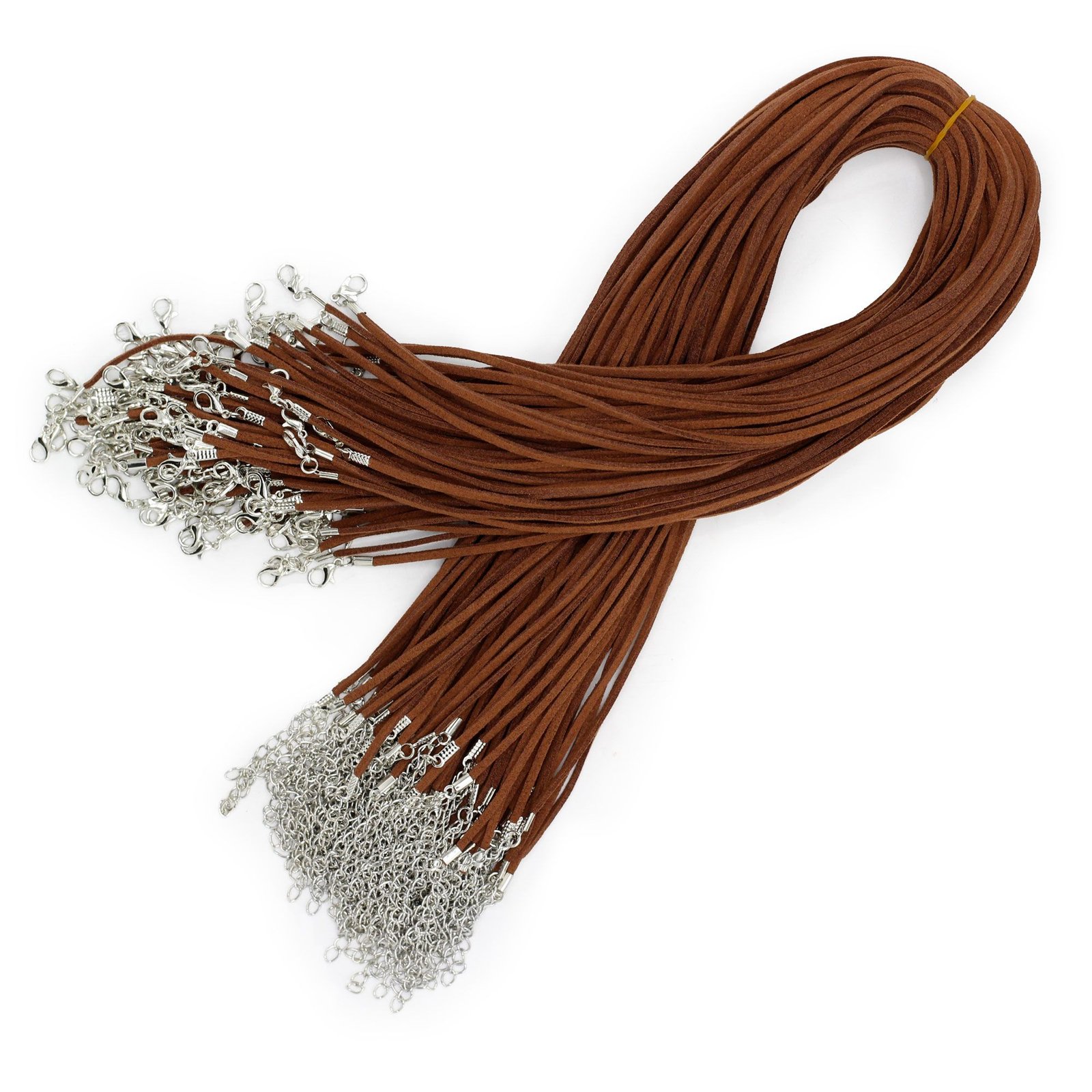 ready-to-wear pendant cord dark brown suede Ready-To-Wear Pendant Cord Dark Brown Suede - Image 2