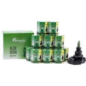 Soothing Backflow Incense Cones Aloe Vera
