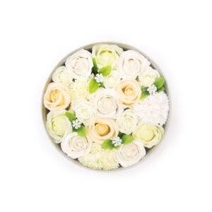 Timeless Wedding Blessing Soap Flower Box Ivory
