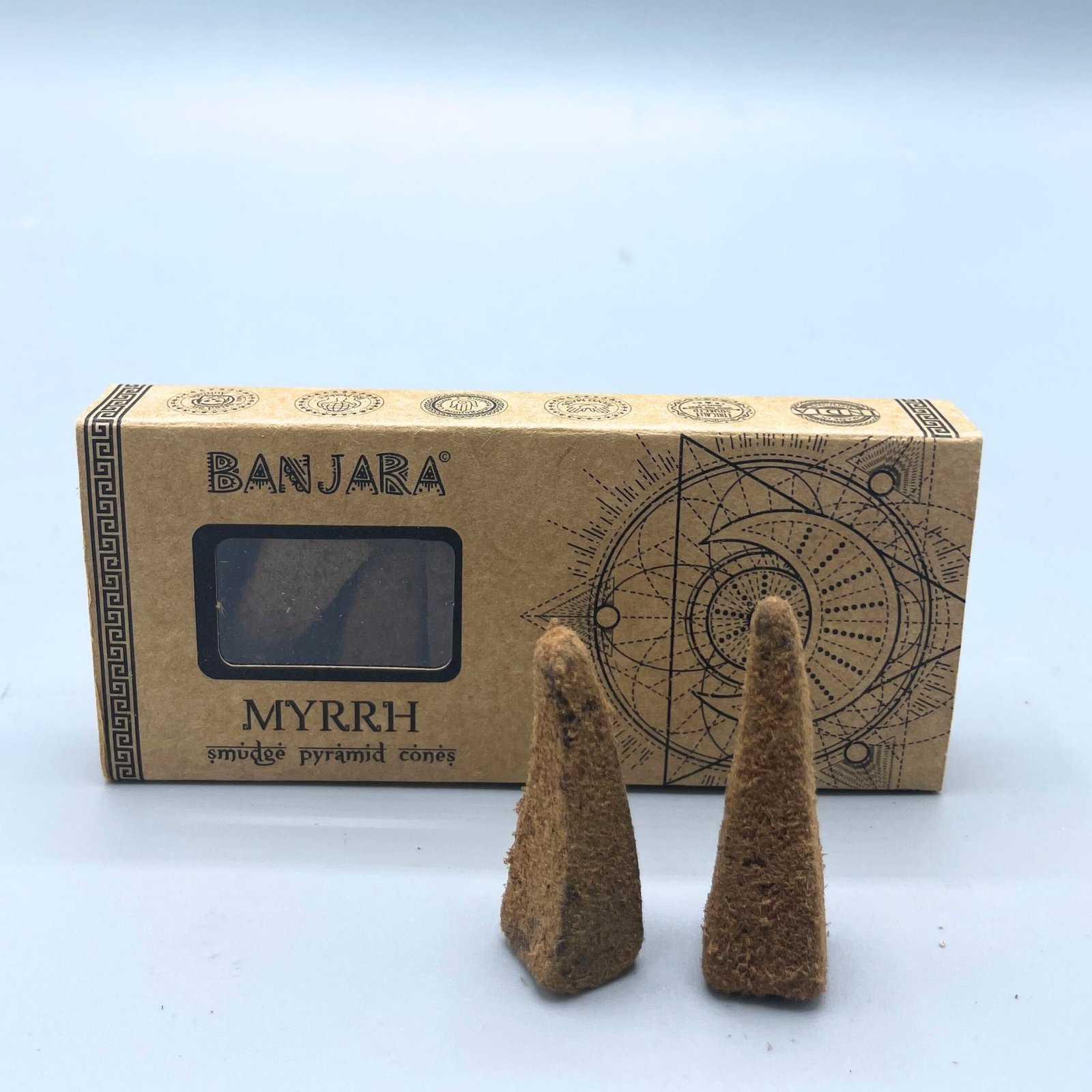 inner peace smudge pyramid cones myrrh Inner Peace Smudge Pyramid Cones Myrrh - Image 3
