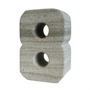 Timeless Number Candle Holder Granite Eight
