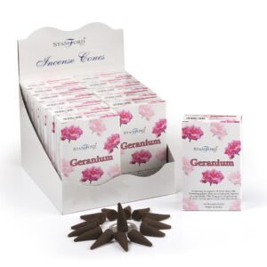 Balancing Floral Incense Cones Geranium