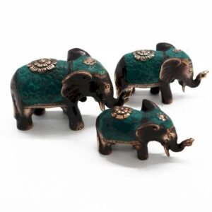 Protective Fortune Lucky Elephant Brass Trio