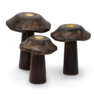 Grounding Grove Flat Mushroom Incense Trio
