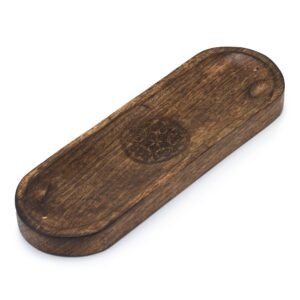 Mindful Incense Tray Mandala Mango Wood