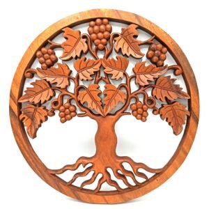 Abundance Wall Panel Tree of Life Grapes