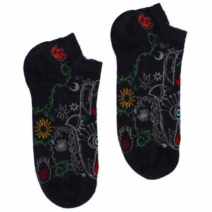 Protective Comfort Low Bamboo Socks Hamsa