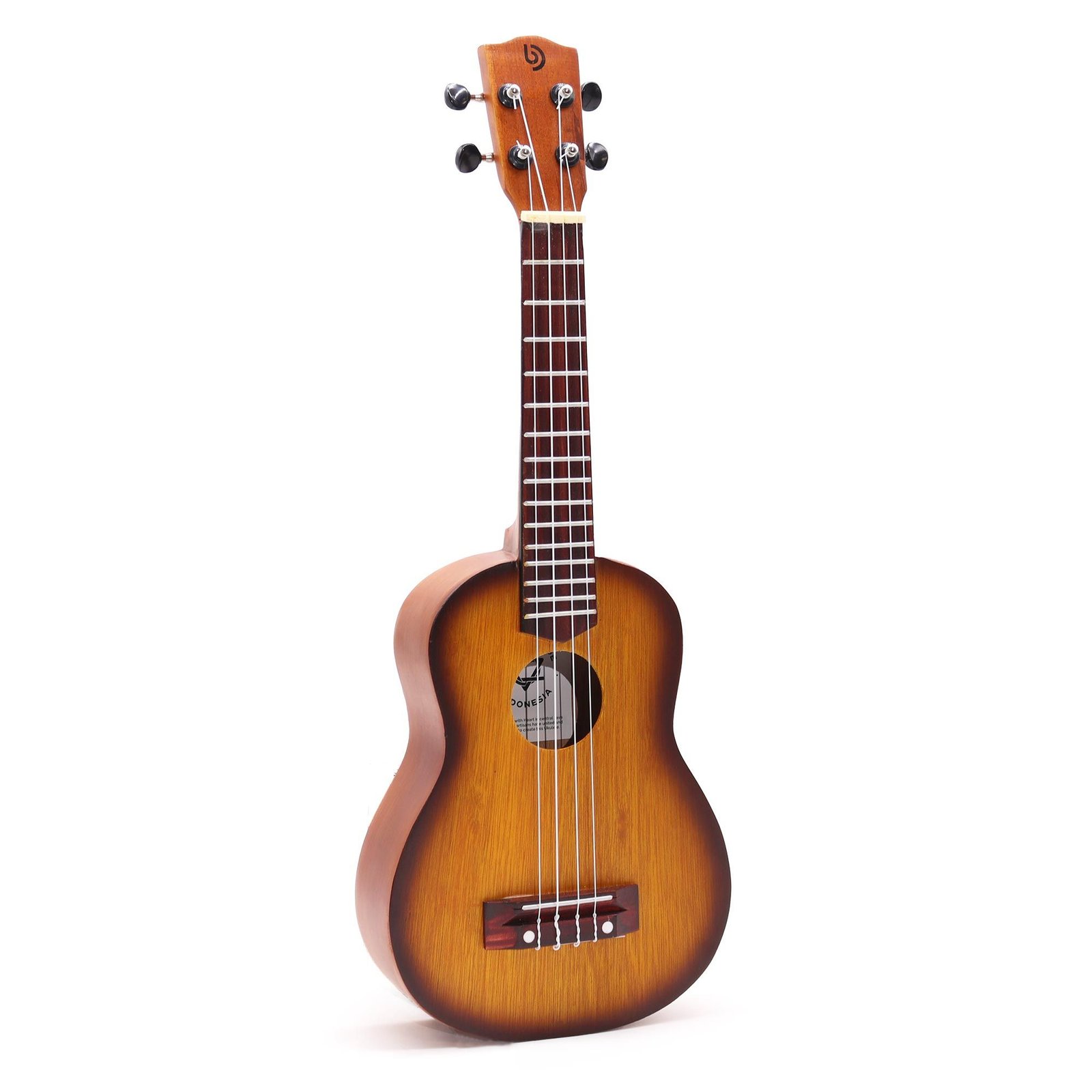 uplifting orange sunburst acoustic ukulele Uplifting Orange Sunburst Acoustic Ukulele