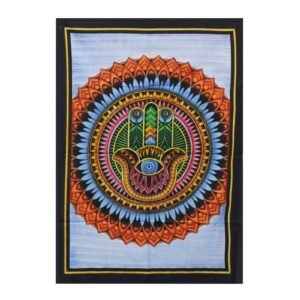 Protective Energy Cotton Wall Art Hamsa