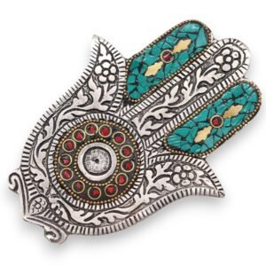 Serene Protection Green Hamsa Incense Holder