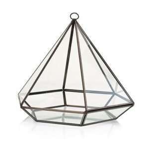 Statement Diamond Glass Terrarium Sanctuary