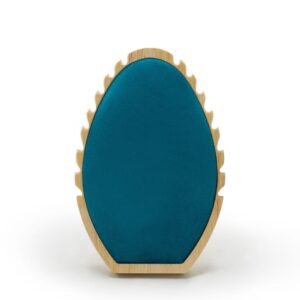 Elegant Oval Necklace Display Stand Velvet