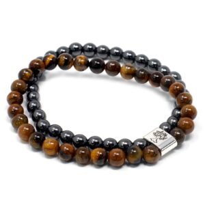 Grounded Strength Magnetic Bracelet Tiger Eye