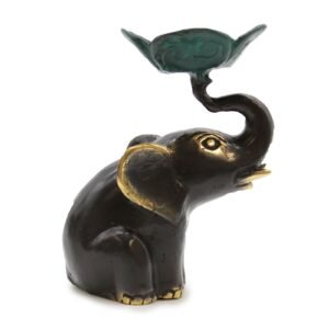 Tranquil Elephant Mini Candle Incense Holder
