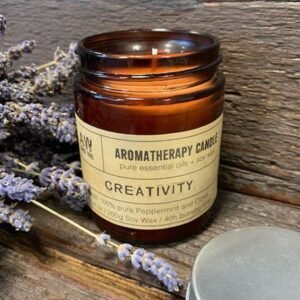 Creative Flow Soy Candle Peppermint Clove