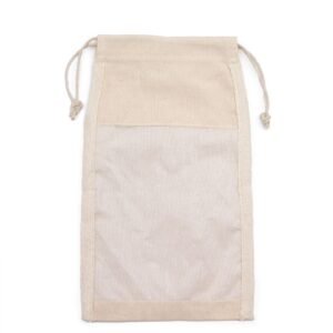 Eco Gift Pouch with Cotton Window Large